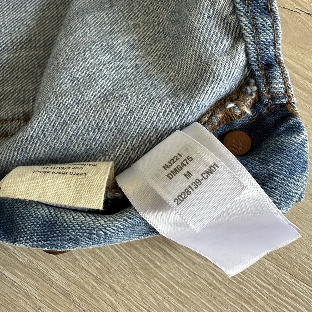 Madewell Womens Aldott Wash Denim Oversized Carpenter Overalls - Picture 11 of 16